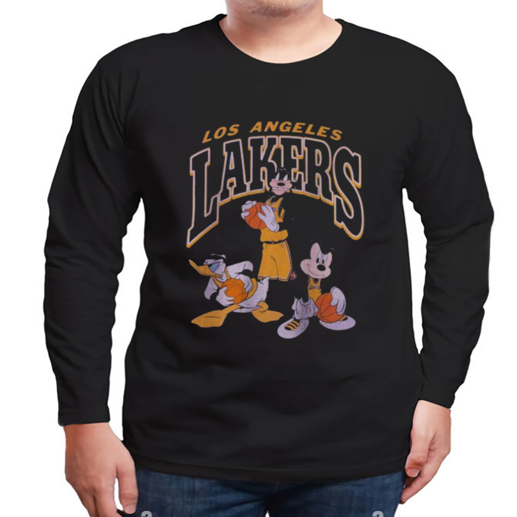 Los Angeles Lakers Shirt Junk Food Mickey Squad Qb - Shirt Low Price