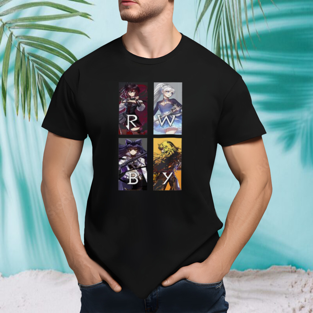 Love Fantasy Anime Rwby Characters Yang Blake Weiss Ruby shirt