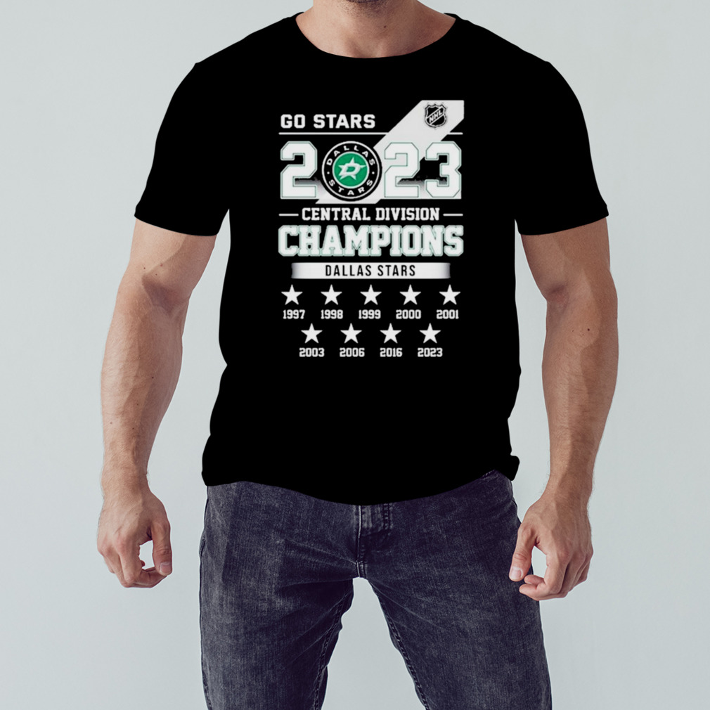 Go Stars Nhl Champion 2023 Central Division Dallas Stars Shirt