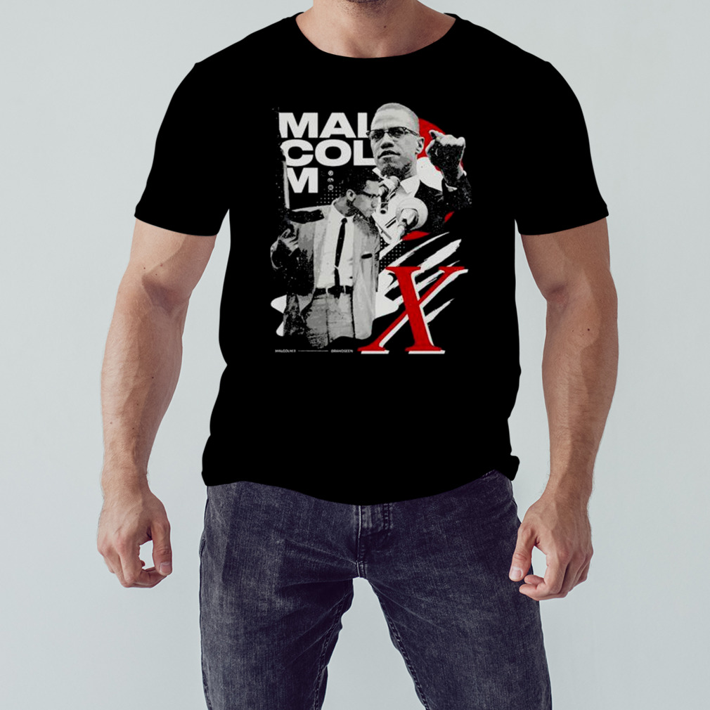 Malcolm X By Any Means seen shirt 1 Unisex tshirt