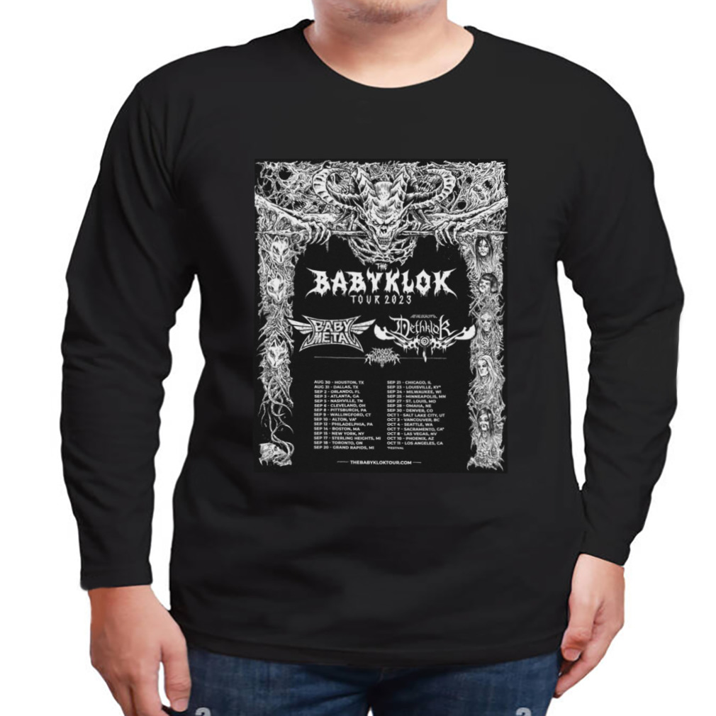 dethklok tour shirt 2023