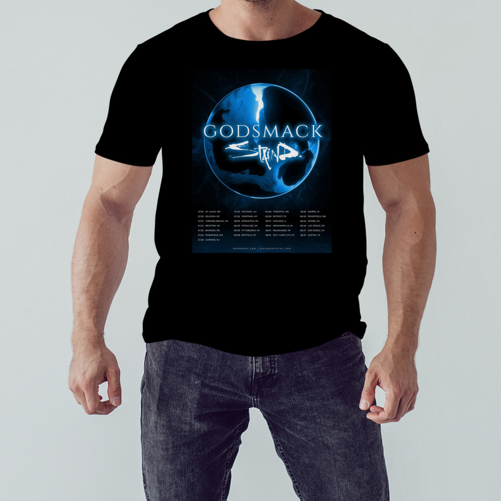 Godsmack Staind Tour 2023 poster shirt