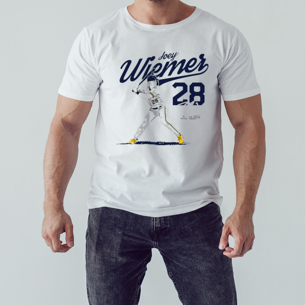 Joey Wiemer Tee, Milwaukee MLBPA Baseball Apparel