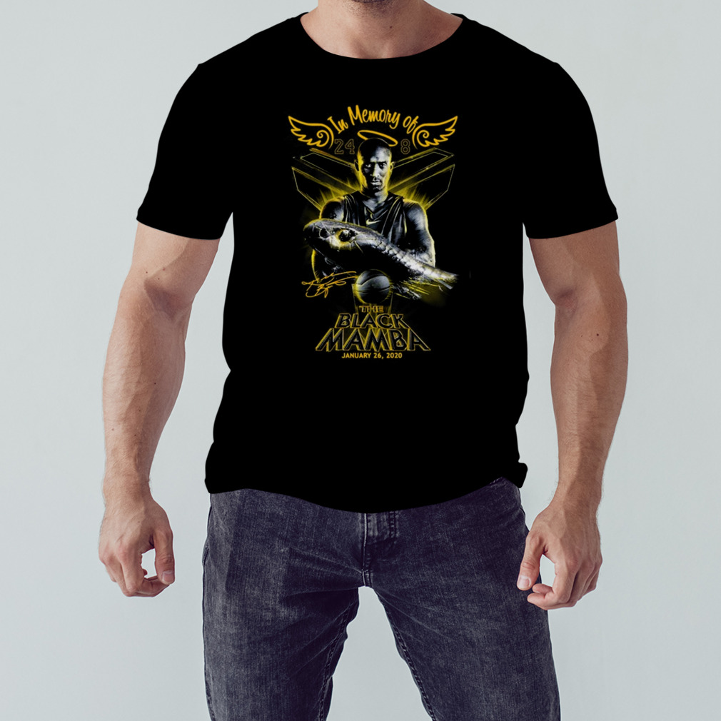 NEW Inmemory Of The Black Mamba 24-8 Kobe Bryant T-Shirt 1 Unisex tshirt