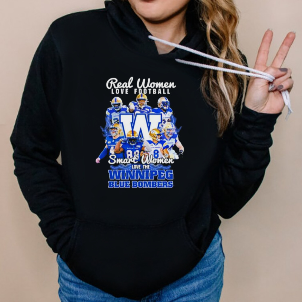 Real Women Love Football Smart Women Love The Winnipeg 2023 season shirt 5 Hoodies