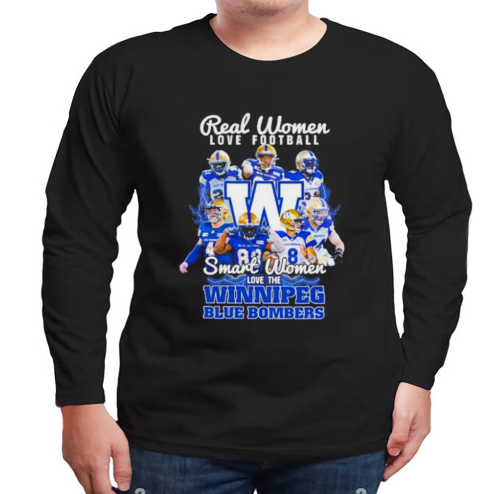 Real Women Love Football Smart Women Love The Winnipeg 2023 season shirt 3 Longsleeve tshirt