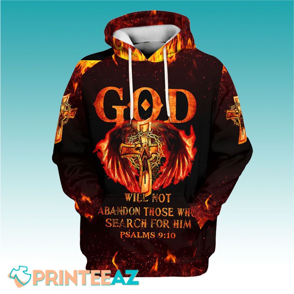 God Will Not Abandon Those Who Search For Him 3d Hoodie