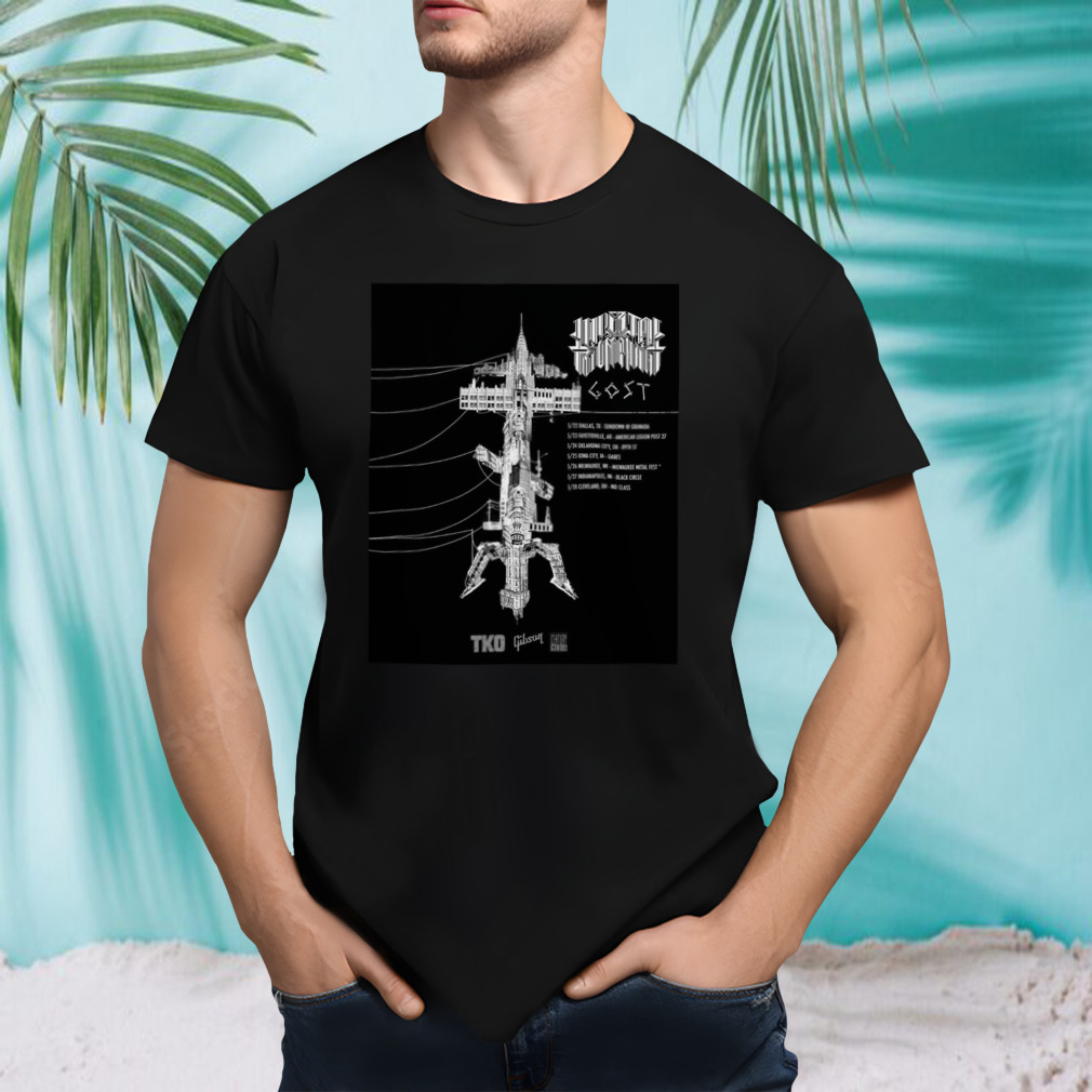 Imperial Triumphant + Gost US Tour 2023 poster shirt
