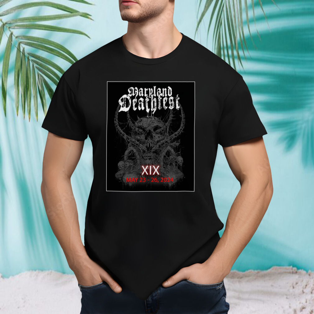 Maryland Deathfest 2024 poster shirt