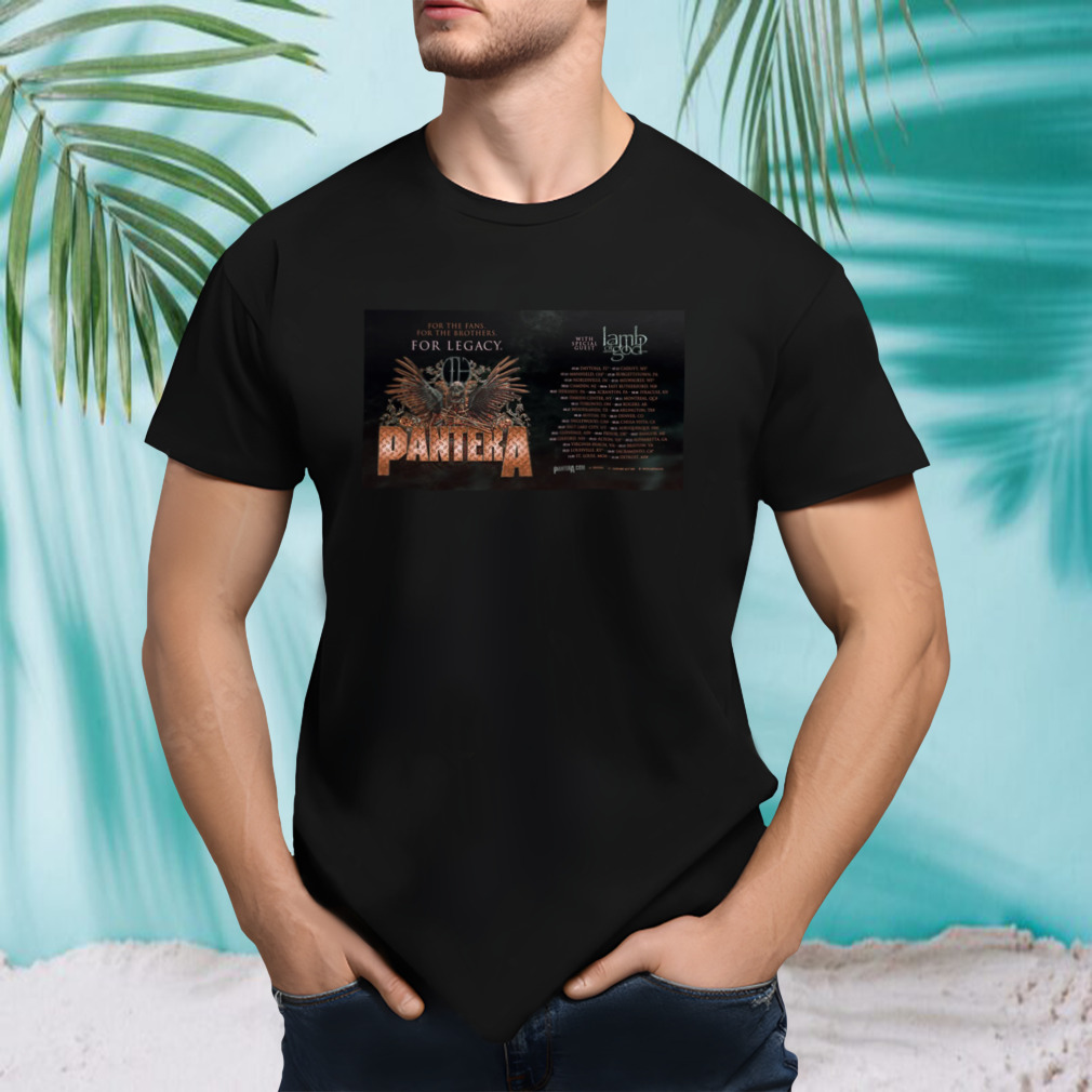 Pantera Tour 2023 poster shirt