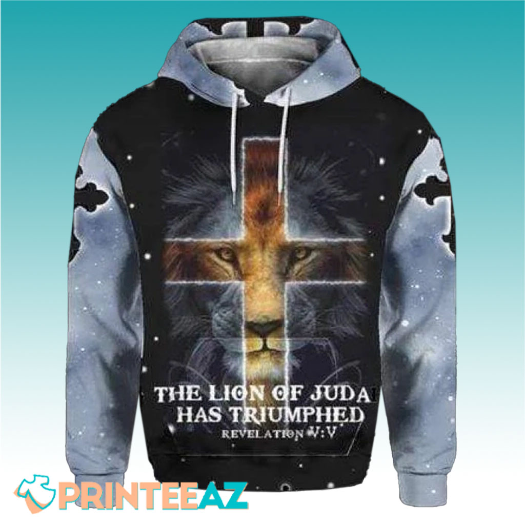 The Lion Of Judah Has Triumphed 3D Hoodie