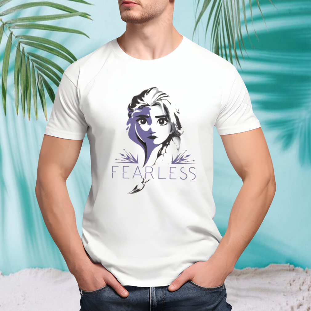 Black And White Elsa Fearless Frozen shirt