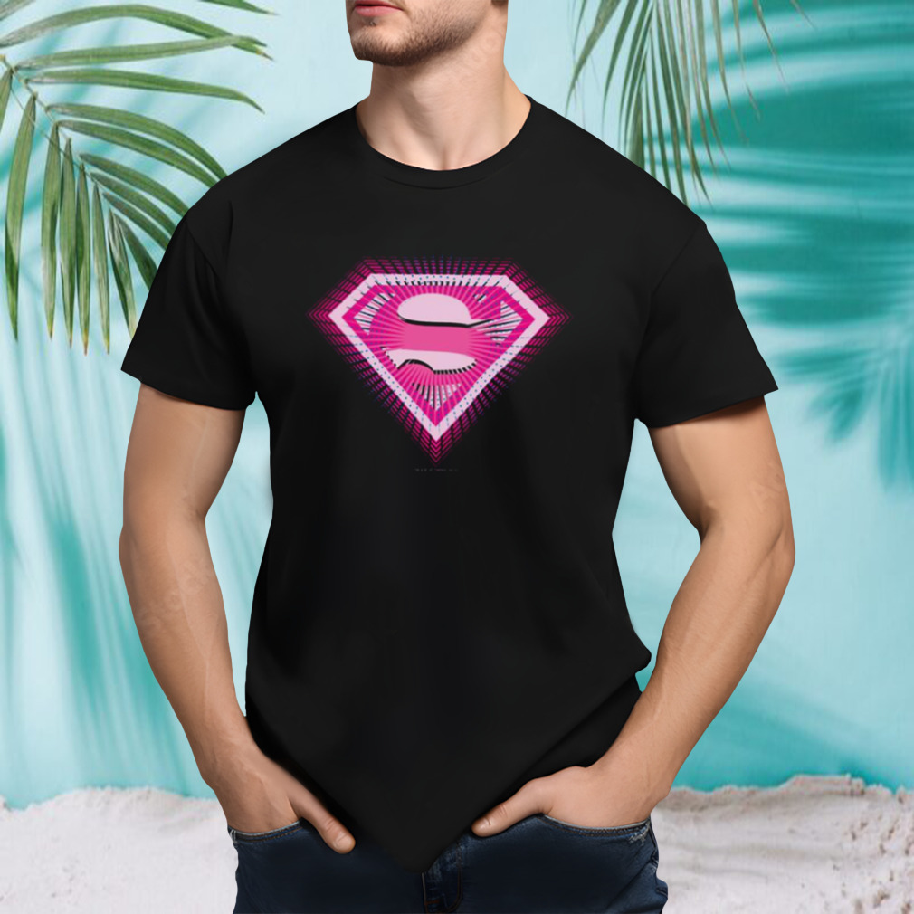 Pink Logo Supergirl shirt