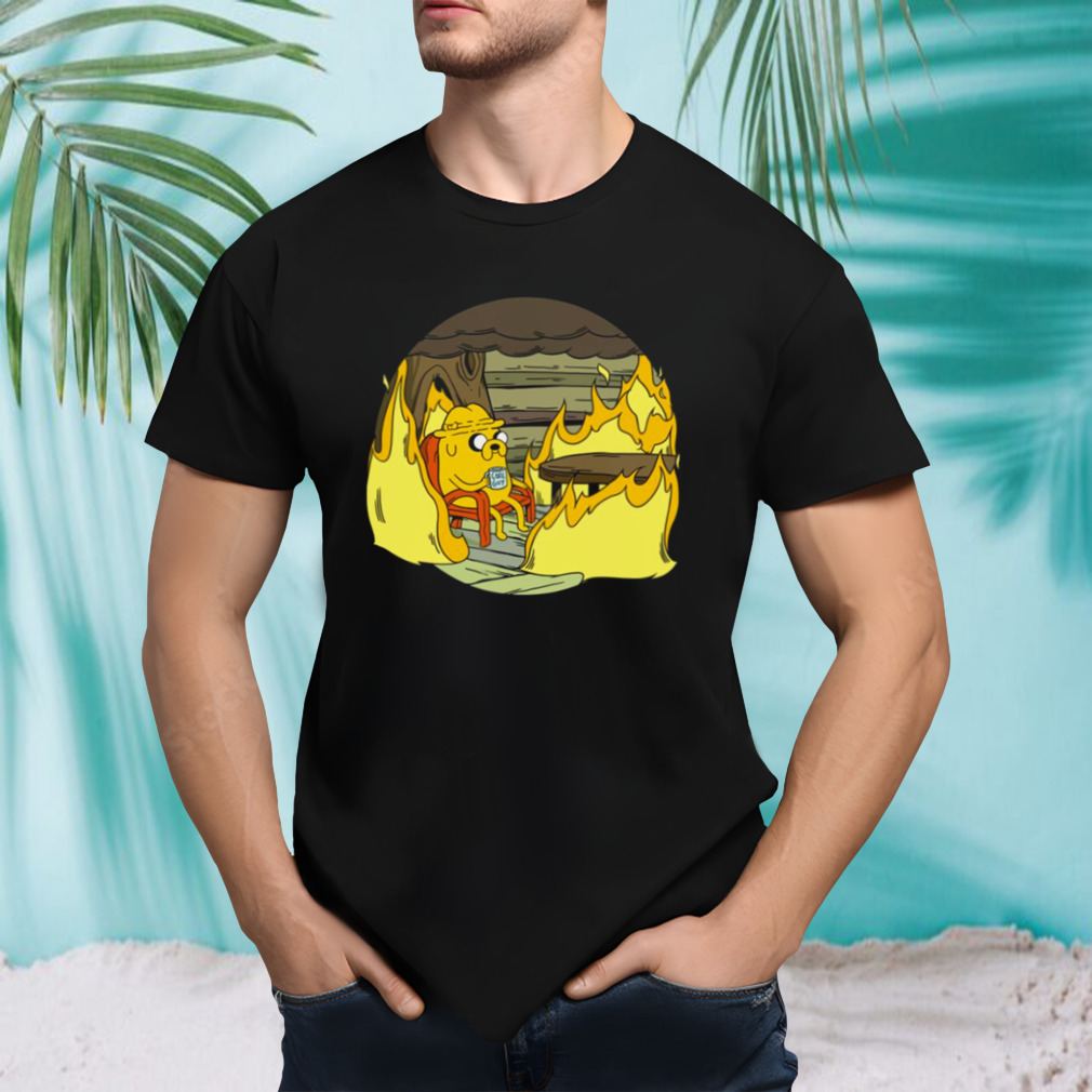 This Is Fine Adventure Time Cartoon shirt