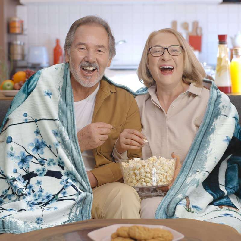 40th Anniversary Wedding Gifts For Couple Love And Laughter Couple Blanket