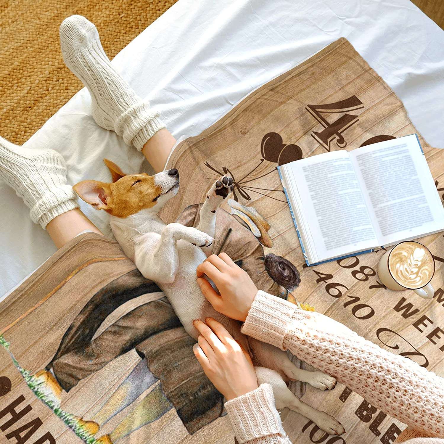 40th Wedding Anniversary Blanket Gift Made A Never Ending Blanket