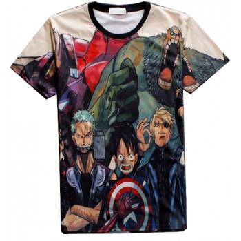 AVENGERS ANIME 3D STREET WEAR TSHIRT
