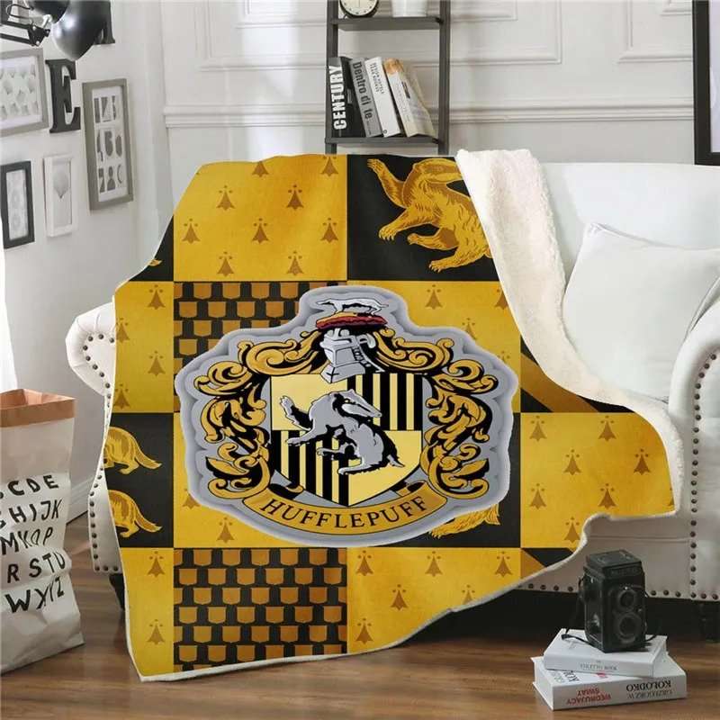 Badger Harry Potter Logo Hufflepuff Blanket