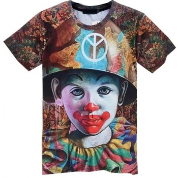 CLOWN SOLDIER 3D TSHIRT