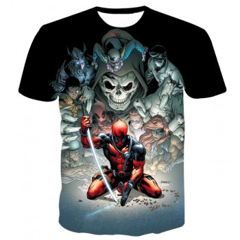 DEADPOOL _ SPIRIT FRIENDS 3D STREET WEAR TSHIRT