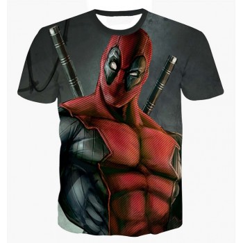 DEADPOOL CONFUSED 3D STREET WEAR TSHIRT