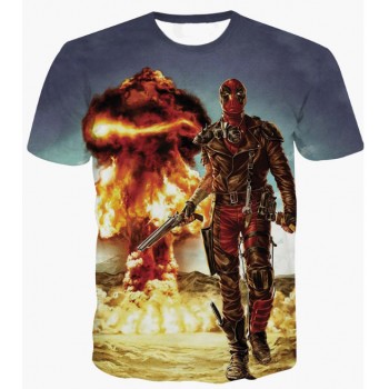 DEADPOOL EXPLOSION 3D STREET WEAR TSHIRT