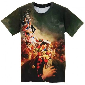 ECSTASY LOVE 3D STREET WEAR TSHIRT