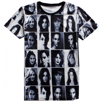 FEMALE CELEBS 3D STREET WEAR TSHIRT