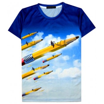 FLYING PENCILS 3D STREET WEAR TSHIRT