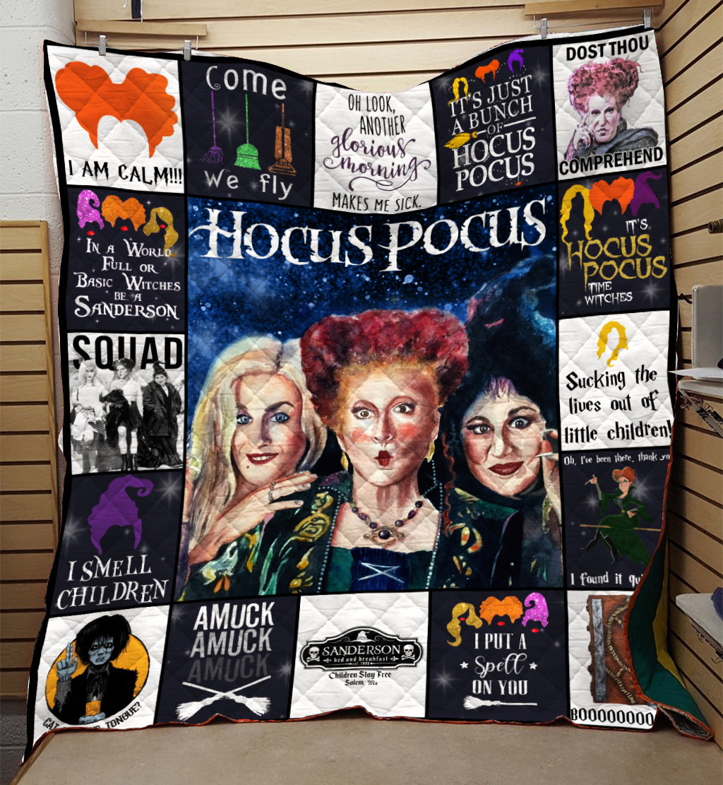 Funny Witches Horror Movie Hocus Pocus Blanket