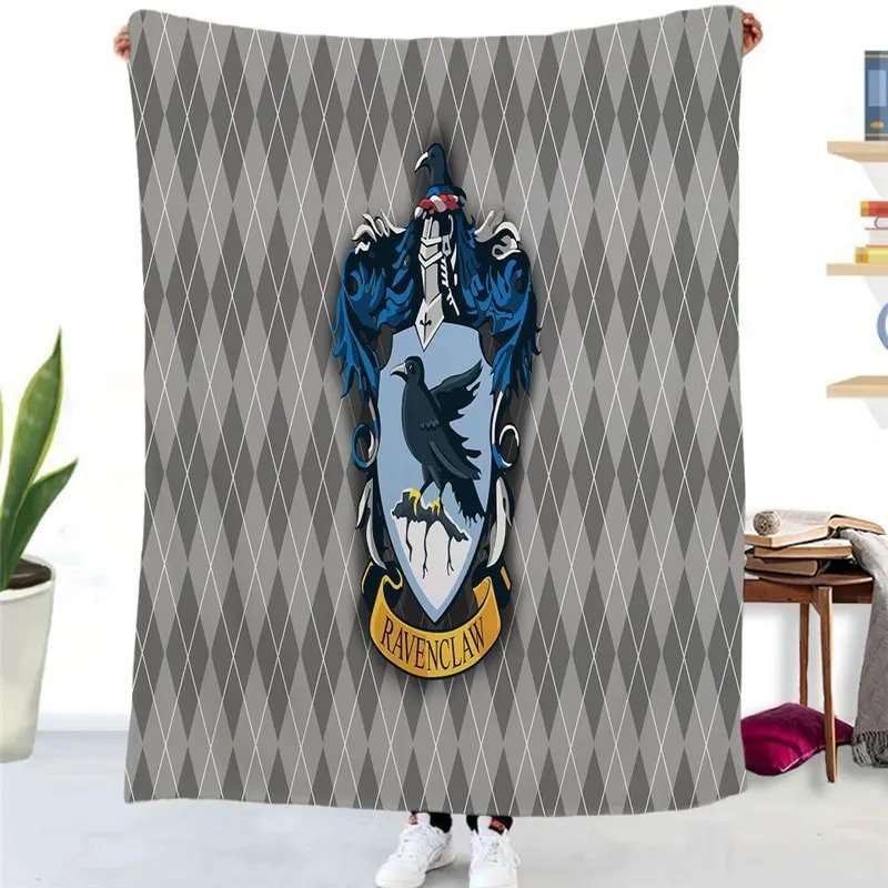 Harry Potter Ravenclaw Logo Eagle Rhombus Stripe Blanket