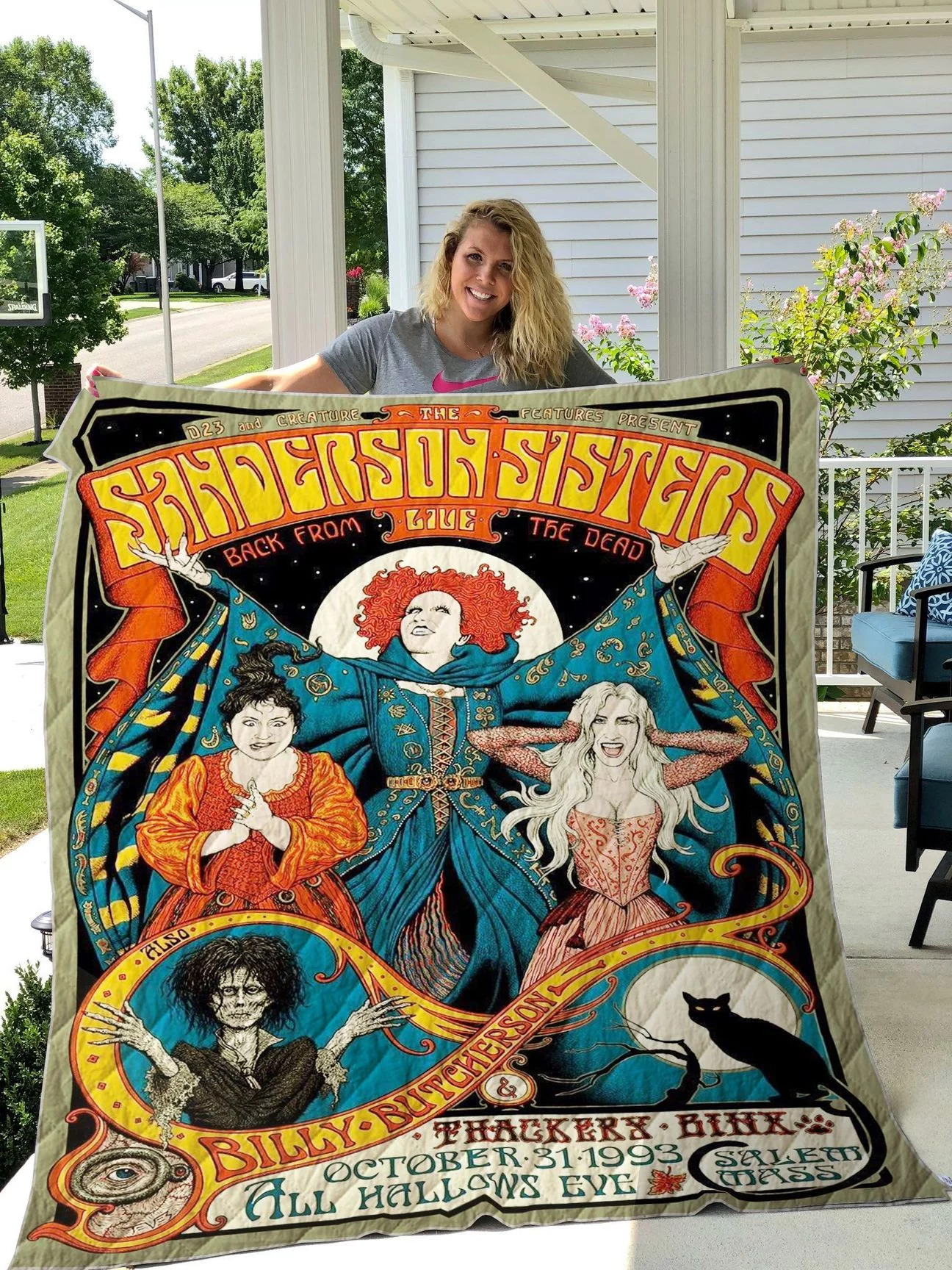Hocus Pocus Sanderson Sisters Back From Live The Dead Blanket