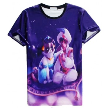 KITTY CAT _ ALADDIN 3D STREET WEAR TSHIRT