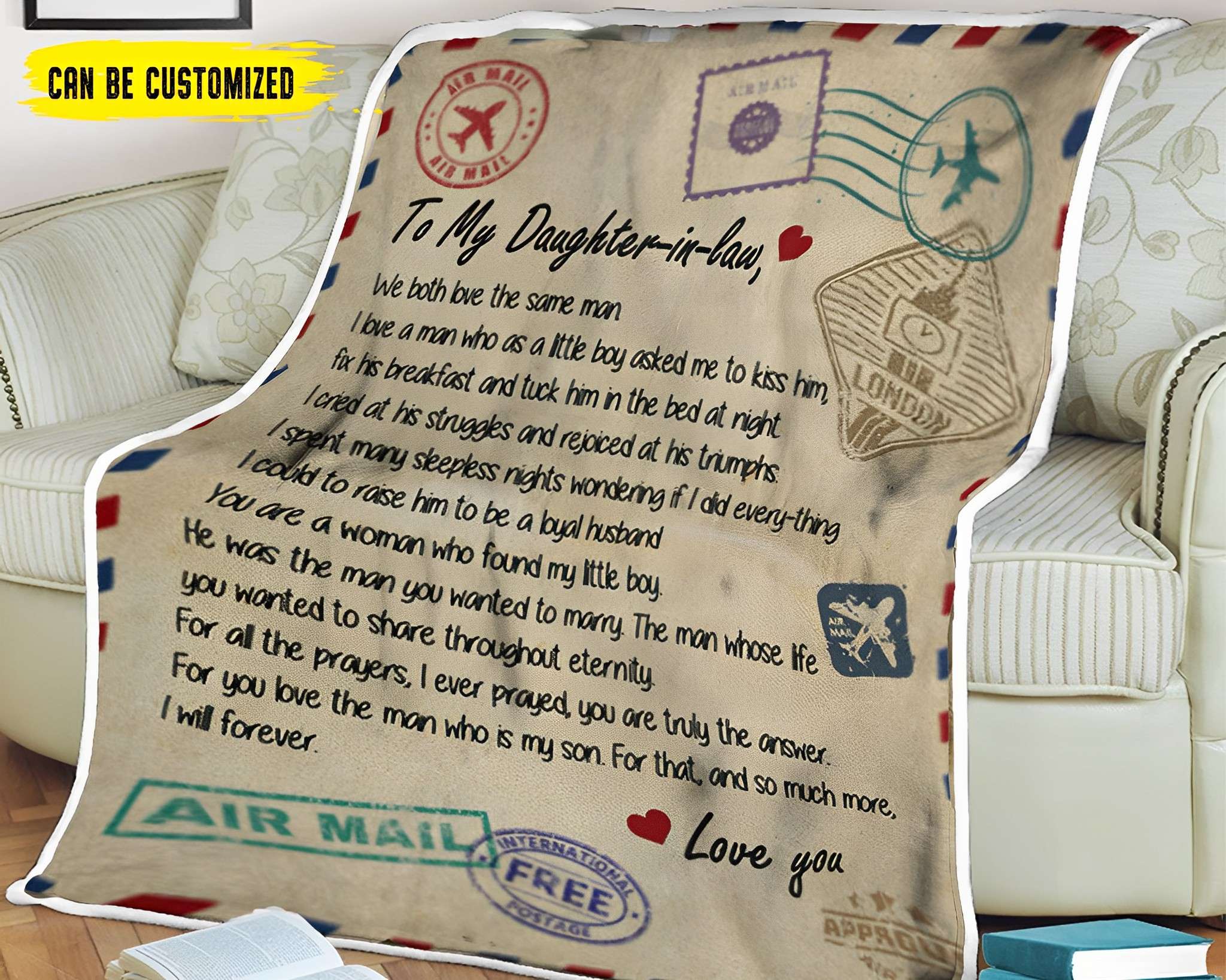 Letter Father To Daughter Quotes To My Daughter Blanket, Personalized Gift For Daughter