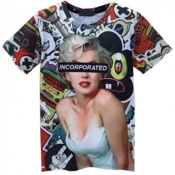 MARILYN MONROE INCORPORATED 3D TSHIRT