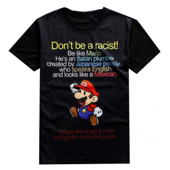 MARIO DONT BE RACIST 3D TSHIRT