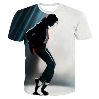 MICHAEL JACKSON KING OF POP 3D STREET WEAR TSHIRT
