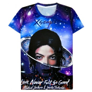 MICHAEL JACKSON XSCAPE 3D STREET WEAR TSHIRT