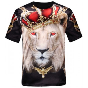 PIMP DADDY LION 3D STREET WEAR TSHIRT