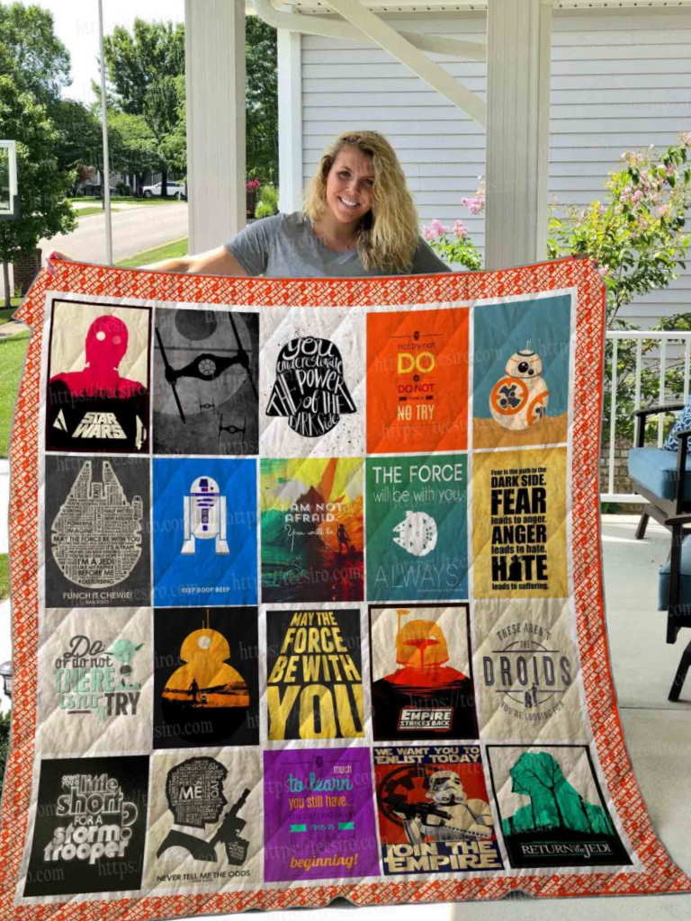 Star Wars Quotes  All Over Printed 3D Quilt Blanket