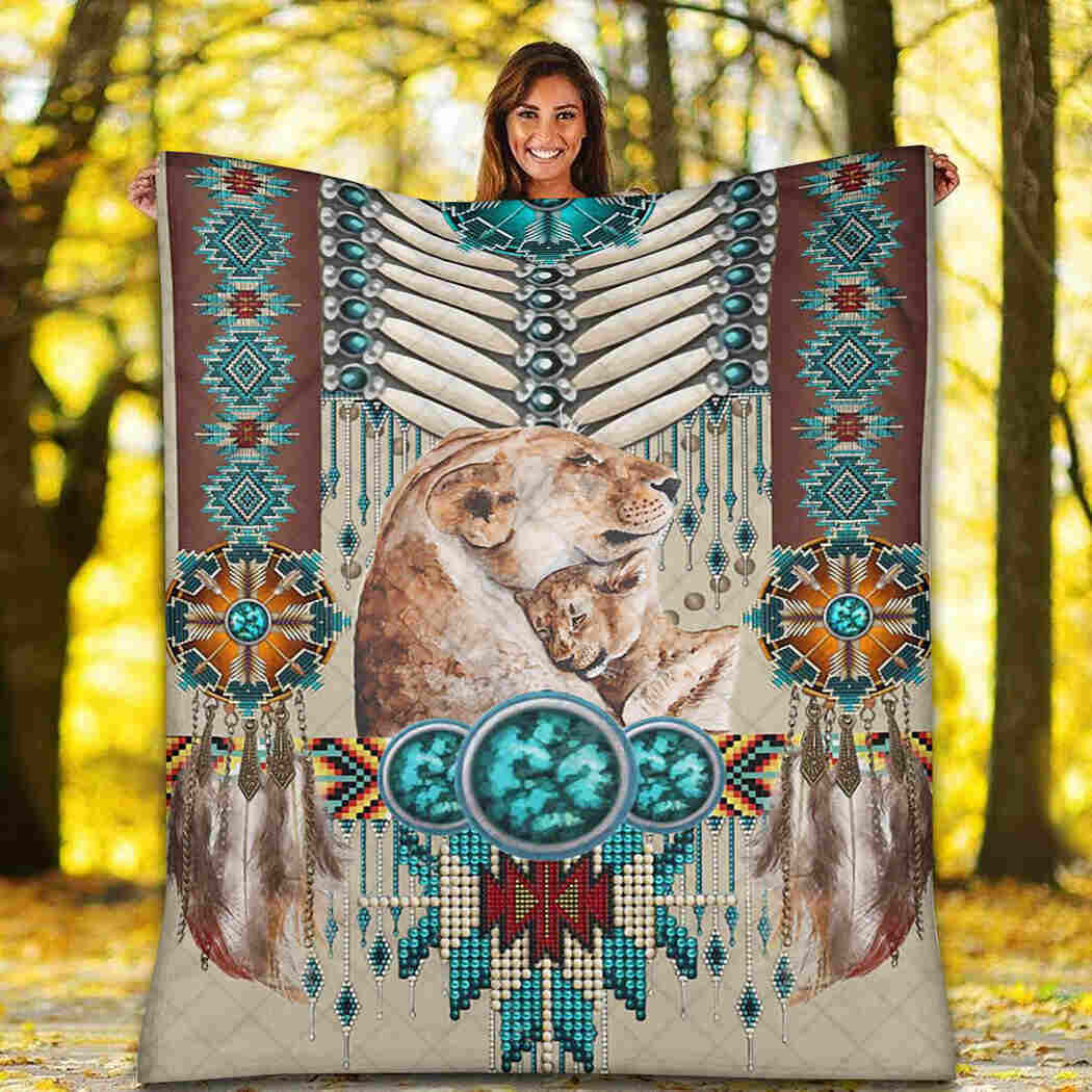 To My Mom - Lion - I Love You The Most Blanket
