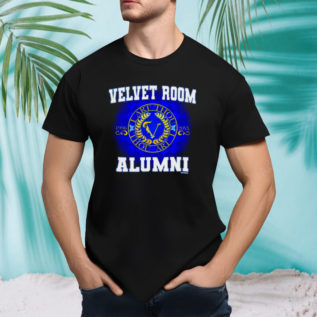 Checkered Velvet Room Alumni Persona Varisty shirt