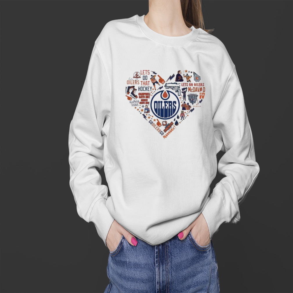 Edmonton Oilers Sport team heart shirt, hoodie, sweater, long