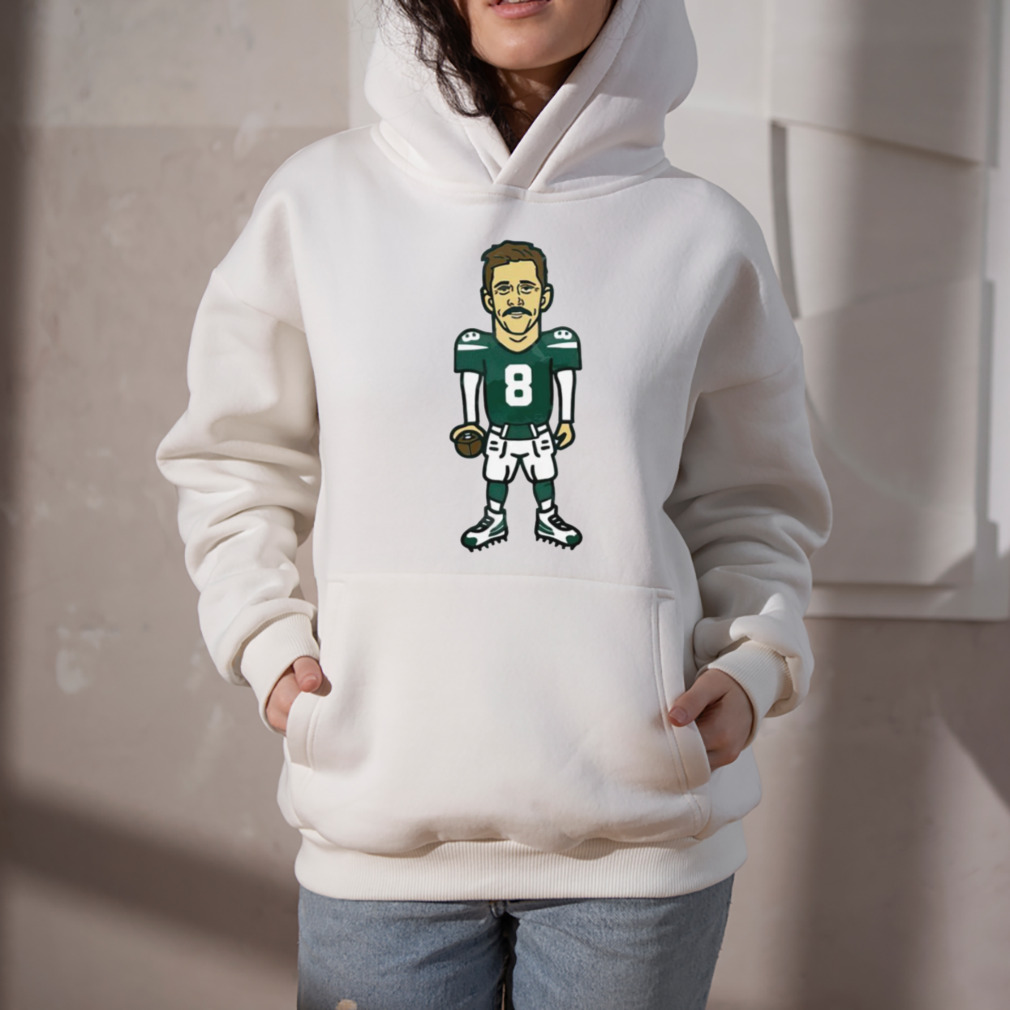 Aaron Rodgers 8 Cartoon New York Jets shirt - Peanutstee