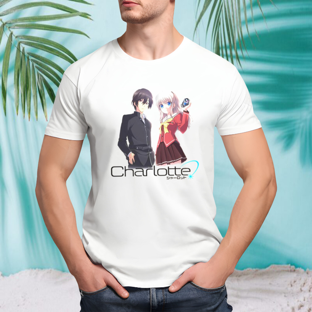 Anime Logo Kanji Text Charlotte shirt