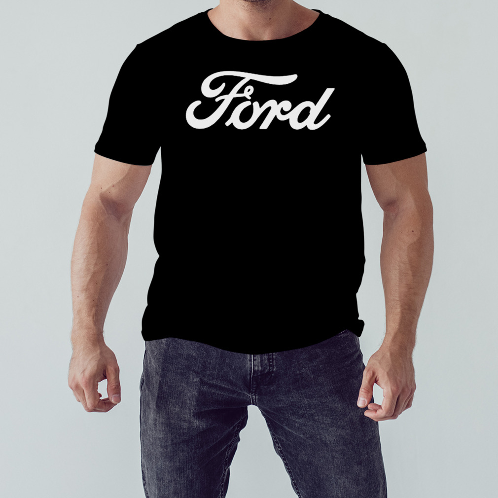 Frankie Muniz Wearing Ford shirt