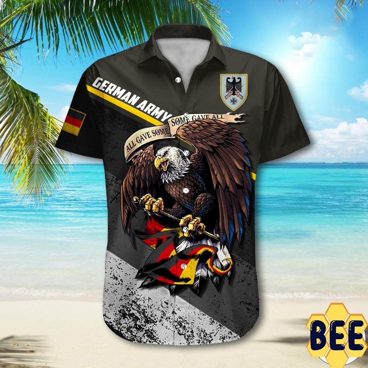 German Army All Gave Some Some Gave All Button Trending Hawaiian Shirt-1