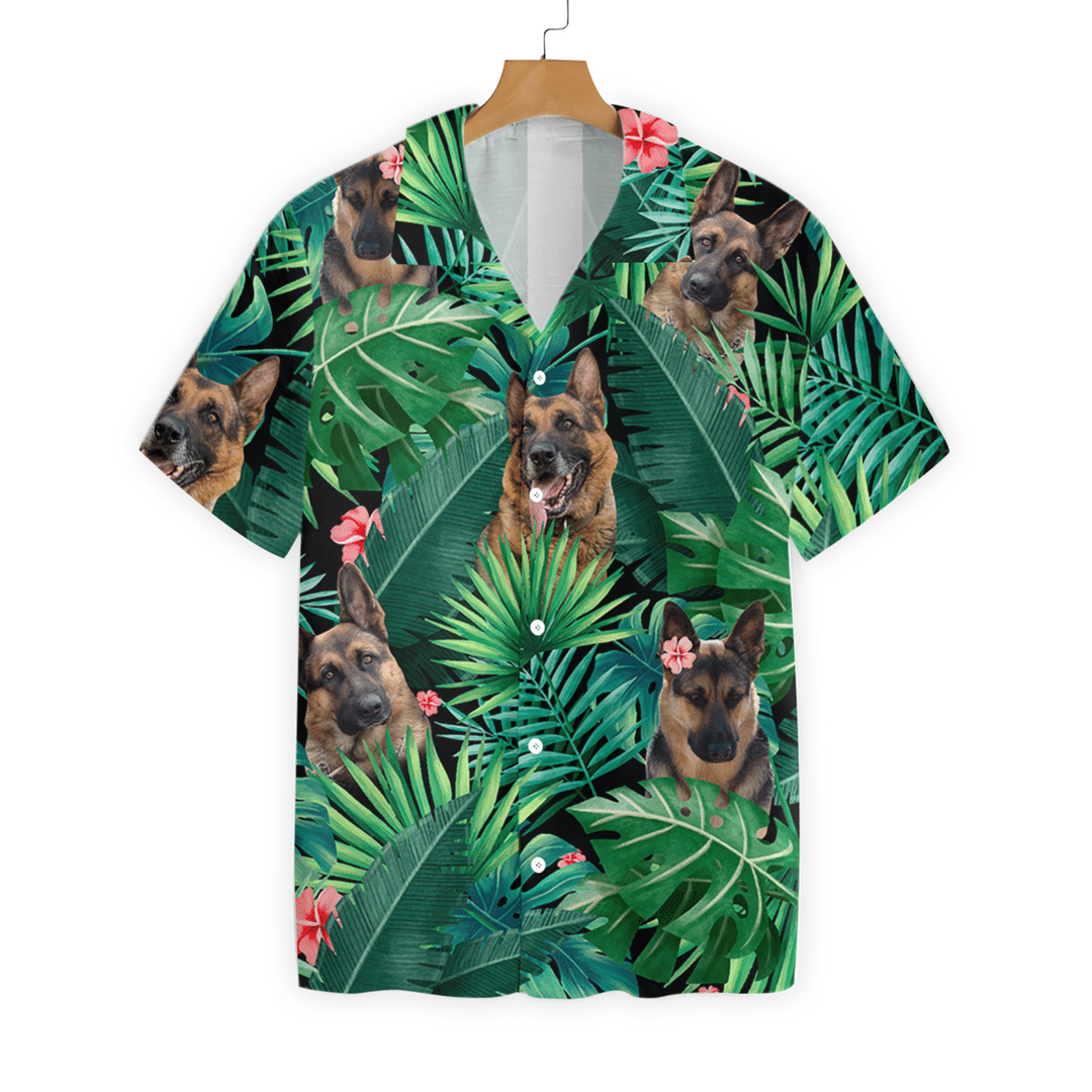 German Shepherd 3d All Over Printed Hawaiian Shirt