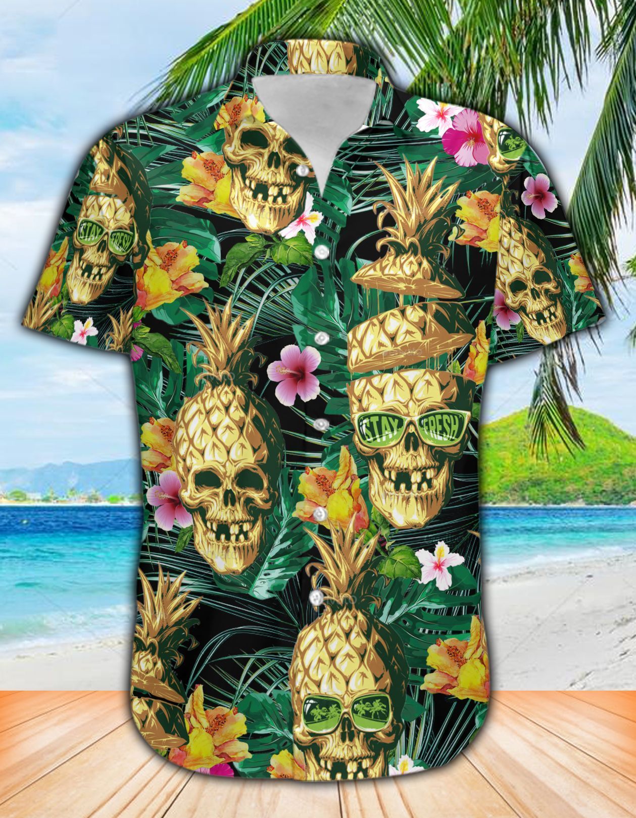 Get Now Skull Tropical – Hawaiian Shirts