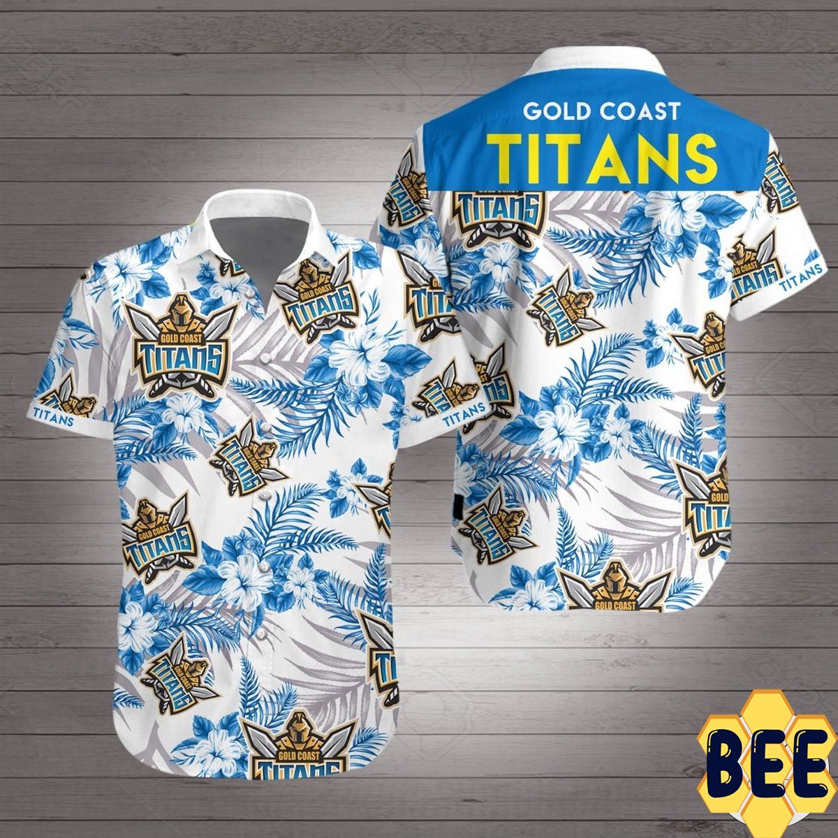 Gold Coast Titans Trending Hawaiian Shirt-1